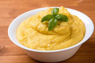 traditional homemade polenta