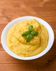traditional homemade polenta