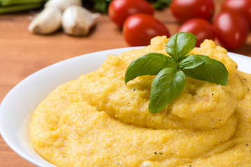 traditional homemade polenta