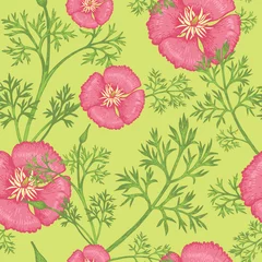 Meubelstickers Floral seamless vector pattern. © marinavorona