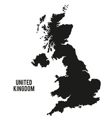 map icon. United kingdom design. vector graphic