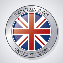 flag icon. United kingdom design. vector graphic