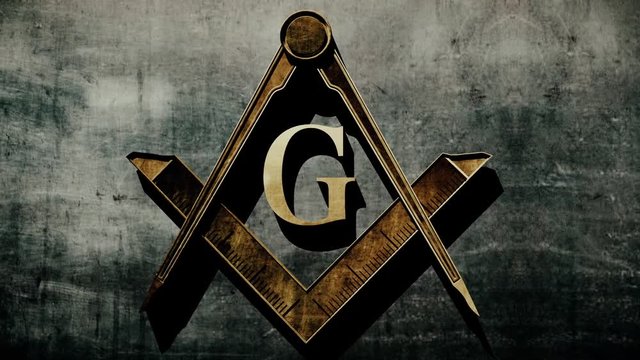 4K Free Masonic Grand Lodge Sign with Matte 3D Animation