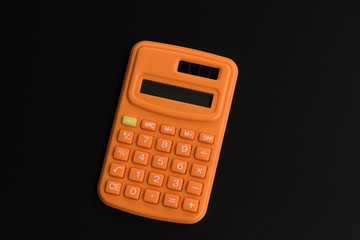  Calculator on black background