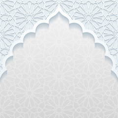 Abstract background with traditional ornament