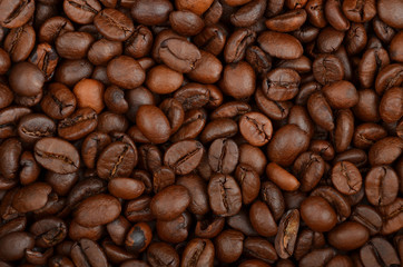 Coffee beans background