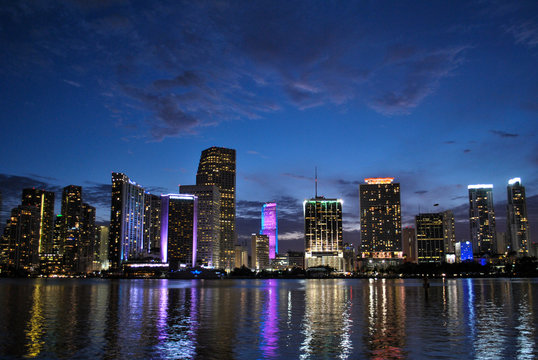 Skyline of Miami in Florida, USA