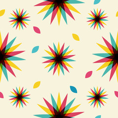 Retro abstract seamless pattern