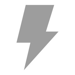 grey lightning icon