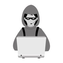 computer hacker icon