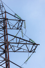 high voltage electric pole