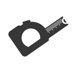 Tool concept represented by meter icon. isolated and flat illustration 