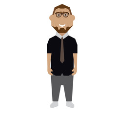 Isolated Businessman