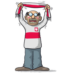 Poland soccer supporter