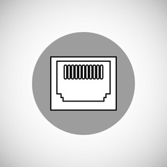 Communication design. Media icon. Flat illustration, vector grap