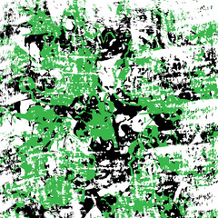 abstract grunge green and black vintage texture, brush stroke texture and background, illustration design element