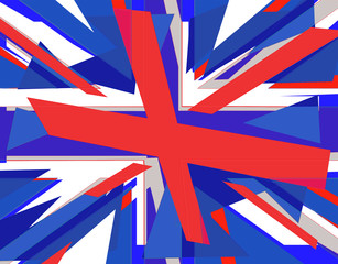 British Union Jack flag breaking up © Shy Radar