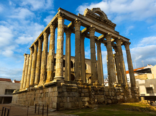 Obraz premium antyczna świątynia w Meridzie