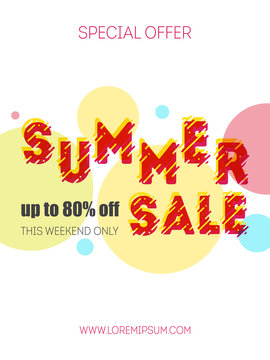 Summer sale template
