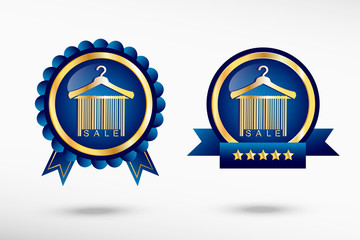 Sale barcode clothes hanger stylish quality guarantee badges