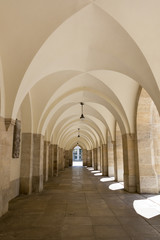 Passageway of Minorite Church in Vienna, Austria