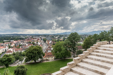 Aussicht vom Weinberg auf die Südstadt in Kassel