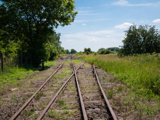 Rural Railway tracks