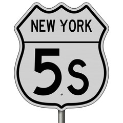 Sign for New York Highway 5S
