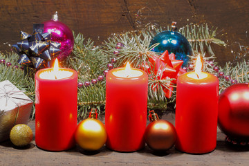 Advent candles