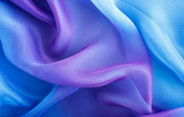 light blue fabric with large folds