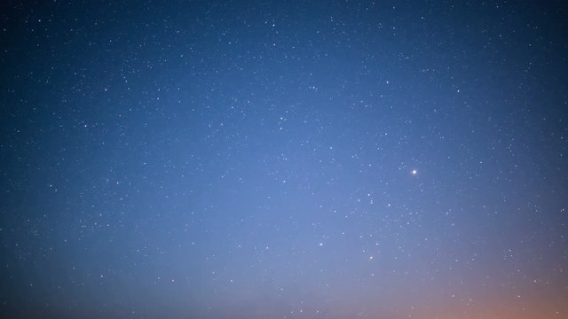 Milky Way Aquarids Meteor Shower 07 Time Lapse Sunset