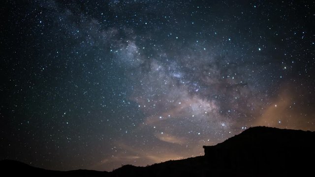 Milky Way Aquarids Meteor Shower Canyon 07 Time Lapse