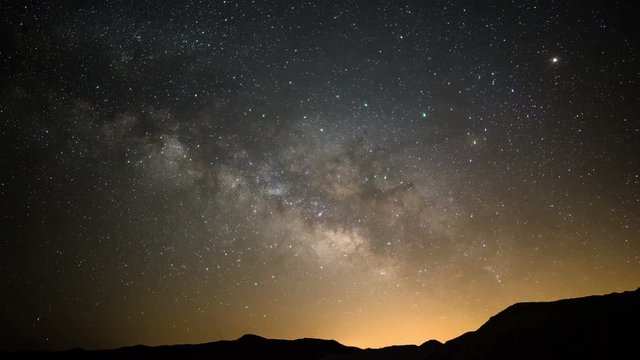 Milky Way Aquarids Meteor Shower Canyon 09 Time Lapse