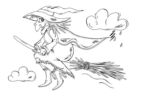 Eine alte, aber ziemlich h&uuml;bsche Hexe :)