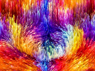 Abwaschbare Fototapete Burst Of Colors © agsandrew