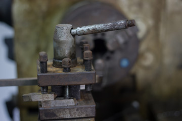 Lathe machining old and dirty