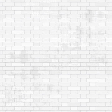 old white brick wall for your design. seamless texture © Aloksa