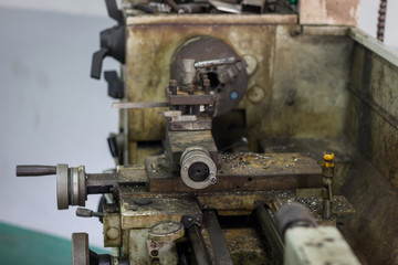 Lathe machining old and dirty