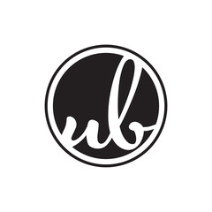 initial letter logo circle with ring