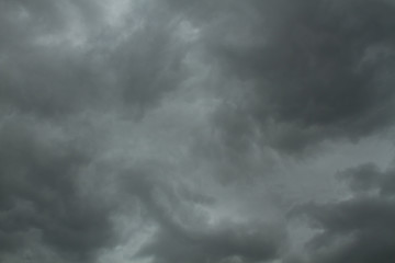 Obraz premium dark storm clouds before heavy rain weather