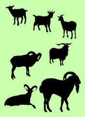 Goats Animal Silhouette
