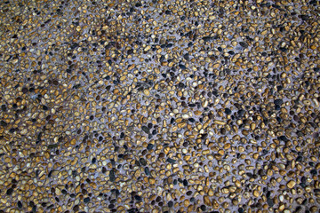 Shell and pebble stone for background texture