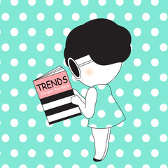 Classic Prints Fashion Trend Never Go Out Of Style Character ill