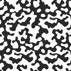 Camouflage vector seamless pattern.