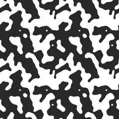 Camouflage vector seamless pattern.