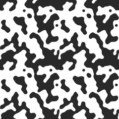Camouflage vector seamless pattern.