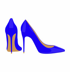 vector pair of shoes