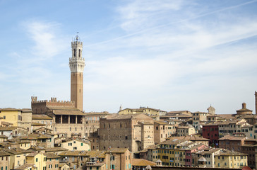 Fototapeta na wymiar Siena skyline