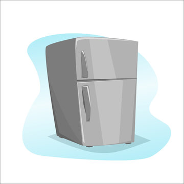 Refrigerator fridge freezer vector