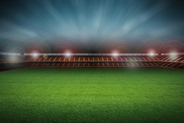 empty field at night